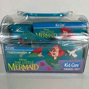 Disney The Little Mermaid Kid Care Ariel Travel Set Brush Cup Sealed